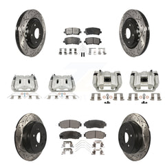 Transit Auto KCD-100667T Disc Brake Kit for 2015-2017 Honda Odyssey - Front and Rear product image