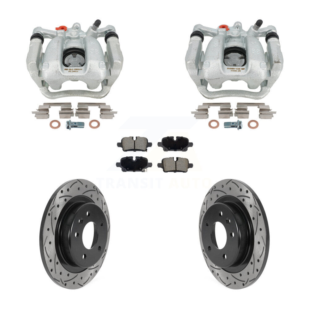 Transit Auto KCD-100668C Disc Brake Kit for 2020-2022 Chevrolet Equinox, GMC Terrain, Chevrolet Malibu - Rear product image