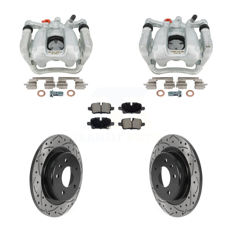 Transit Auto KCD-100668C Disc Brake Kit for 2020-2022 Chevrolet Equinox, GMC Terrain, Chevrolet Malibu - Rear product image
