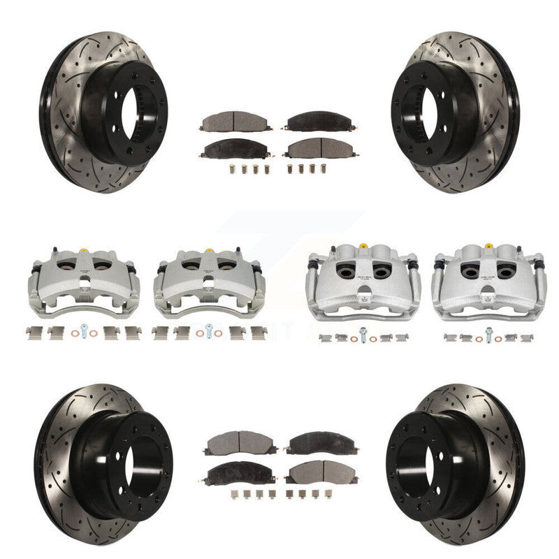 Transit Auto KCD-100668T Disc Brake Kit for 2009-2018 Ram 2500, Ram 3500, Dodge Ram 2500 & more - Front and Rear product image