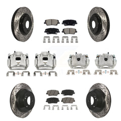 Transit Auto KCD-100670C Disc Brake Kit for 2013-2016 Hyundai Santa Fe Sport - Front and Rear product image