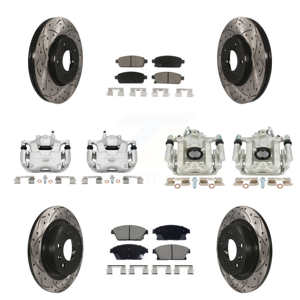 Transit Auto KCD-100671C Disc Brake Kit for 2011-2015 Chevrolet Cruze, Chevrolet Orlando, Chevrolet Volt - Front and Rear product image
