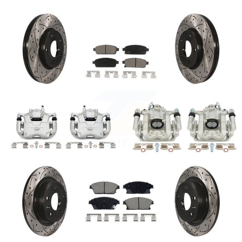 Transit Auto KCD-100671C Disc Brake Kit for 2011-2015 Chevrolet Cruze, Chevrolet Orlando, Chevrolet Volt - Front and Rear product image