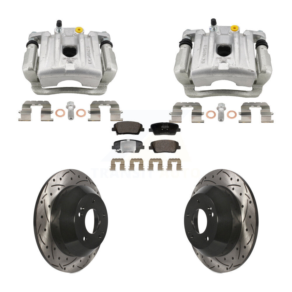 Transit Auto KCD-100671P Disc Brake Kit for 2010-2013 Kia Sorento, Hyundai Santa Fe - Rear product image