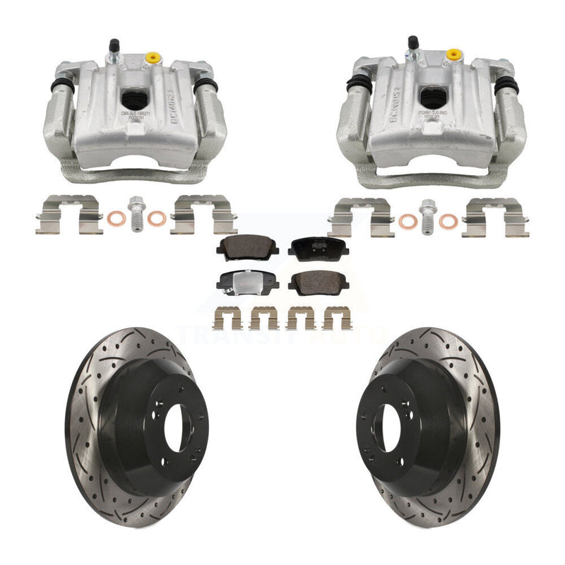 Transit Auto KCD-100671P Disc Brake Kit for 2010-2013 Kia Sorento, Hyundai Santa Fe - Rear product image