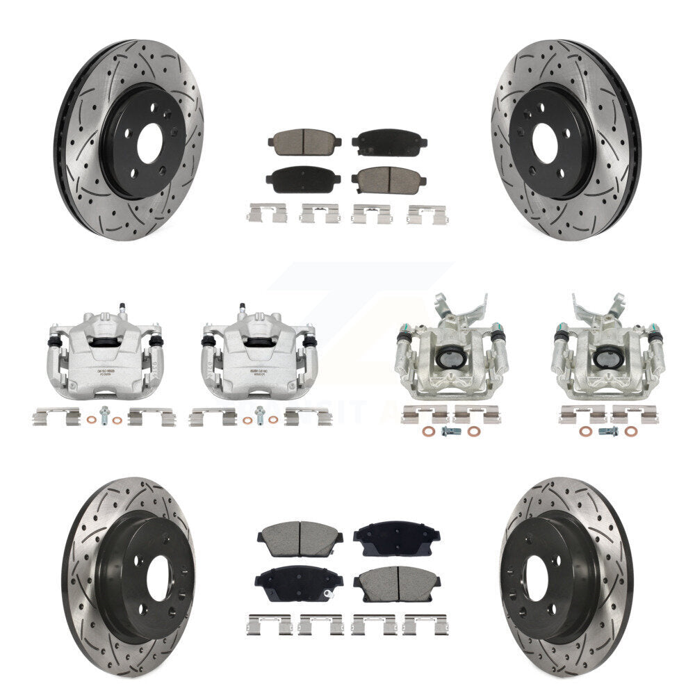 Transit Auto KCD-100672C Disc Brake Kit for 2013-2017 Buick Encore, Chevrolet Trax - Front and Rear product image