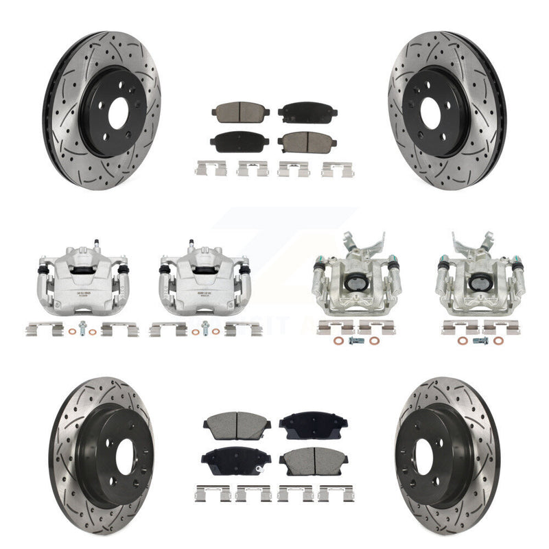 Transit Auto KCD-100672C Disc Brake Kit for 2013-2017 Buick Encore, Chevrolet Trax - Front and Rear product image