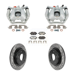 Transit Auto KCD-100673P Disc Brake Kit for 2020-2022 Chevrolet Equinox, GMC Terrain, Chevrolet Malibu - Rear product image