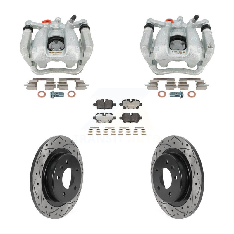 Transit Auto KCD-100673P Disc Brake Kit for 2020-2022 Chevrolet Equinox, GMC Terrain, Chevrolet Malibu - Rear product image