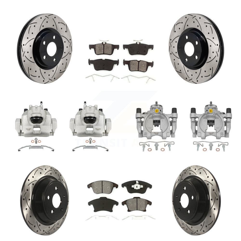Transit Auto KCD-100673S Disc Brake Kit for 2017-2020 Lincoln MKZ - Front and Rear product image