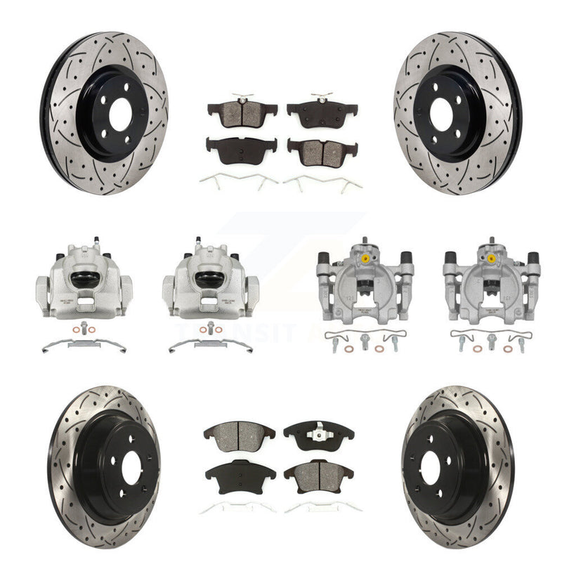 Transit Auto KCD-100673S Disc Brake Kit for 2017-2020 Lincoln MKZ - Front and Rear product image