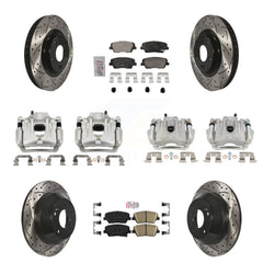 Transit Auto KCD-100674N Disc Brake Kit for 2013-2016 Hyundai Santa Fe Sport - Front and Rear product image