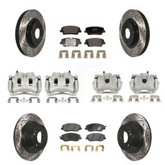 Transit Auto KCD-100674P Disc Brake Kit for 2013-2016 Hyundai Santa Fe, Hyundai Santa Fe XL - Front and Rear product image