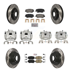 Transit Auto KCD-100676N Disc Brake Kit for 2013-2016 Hyundai Santa Fe Sport - Front and Rear product image