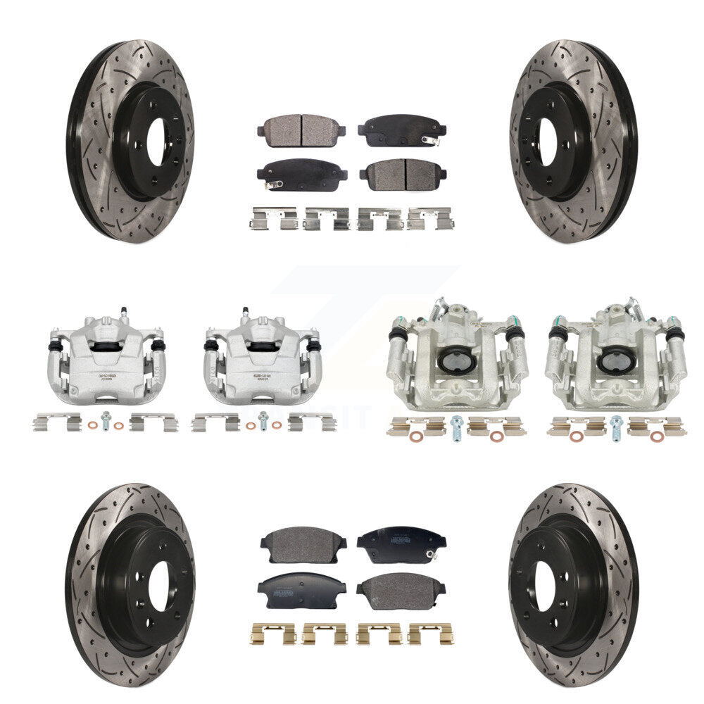 Transit Auto KCD-100676P Disc Brake Kit for 2011-2015 Chevrolet Cruze, Chevrolet Orlando, Chevrolet Volt - Front and Rear product image