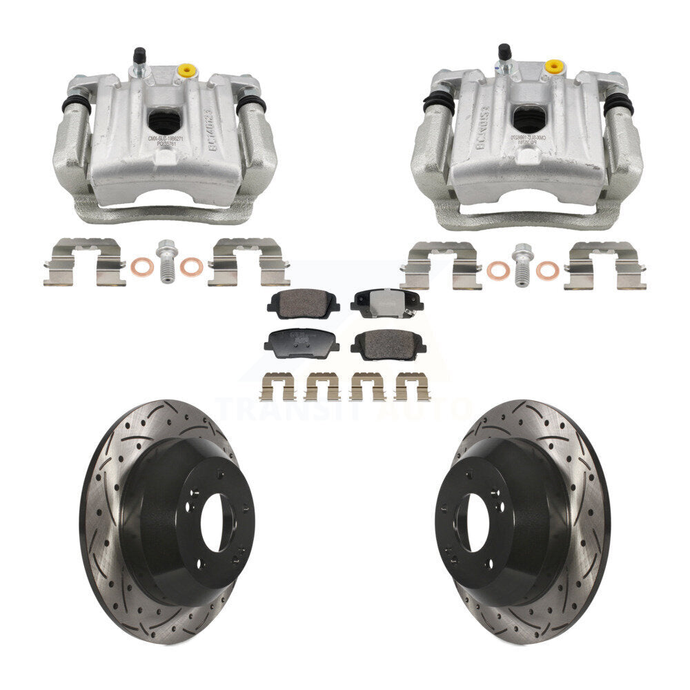 Transit Auto KCD-100676T Disc Brake Kit for 2010-2013 Kia Sorento, Hyundai Santa Fe - Rear product image