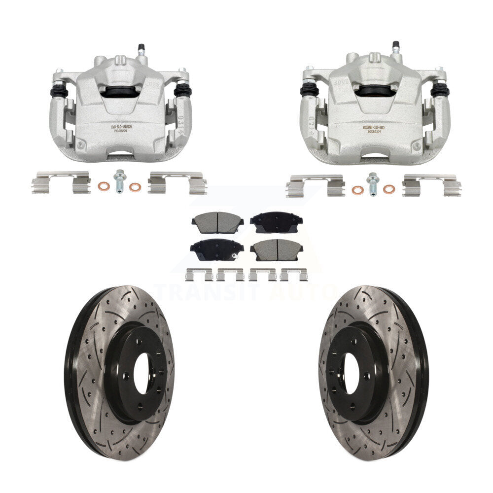 Transit Auto KCD-100677C Disc Brake Kit for 2011-2017 Chevrolet Cruze, Buick Verano, Chevrolet Orlando & more - Front product image