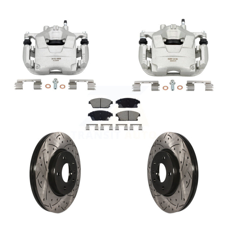 Transit Auto KCD-100677C Disc Brake Kit for 2011-2017 Chevrolet Cruze, Buick Verano, Chevrolet Orlando & more - Front product image
