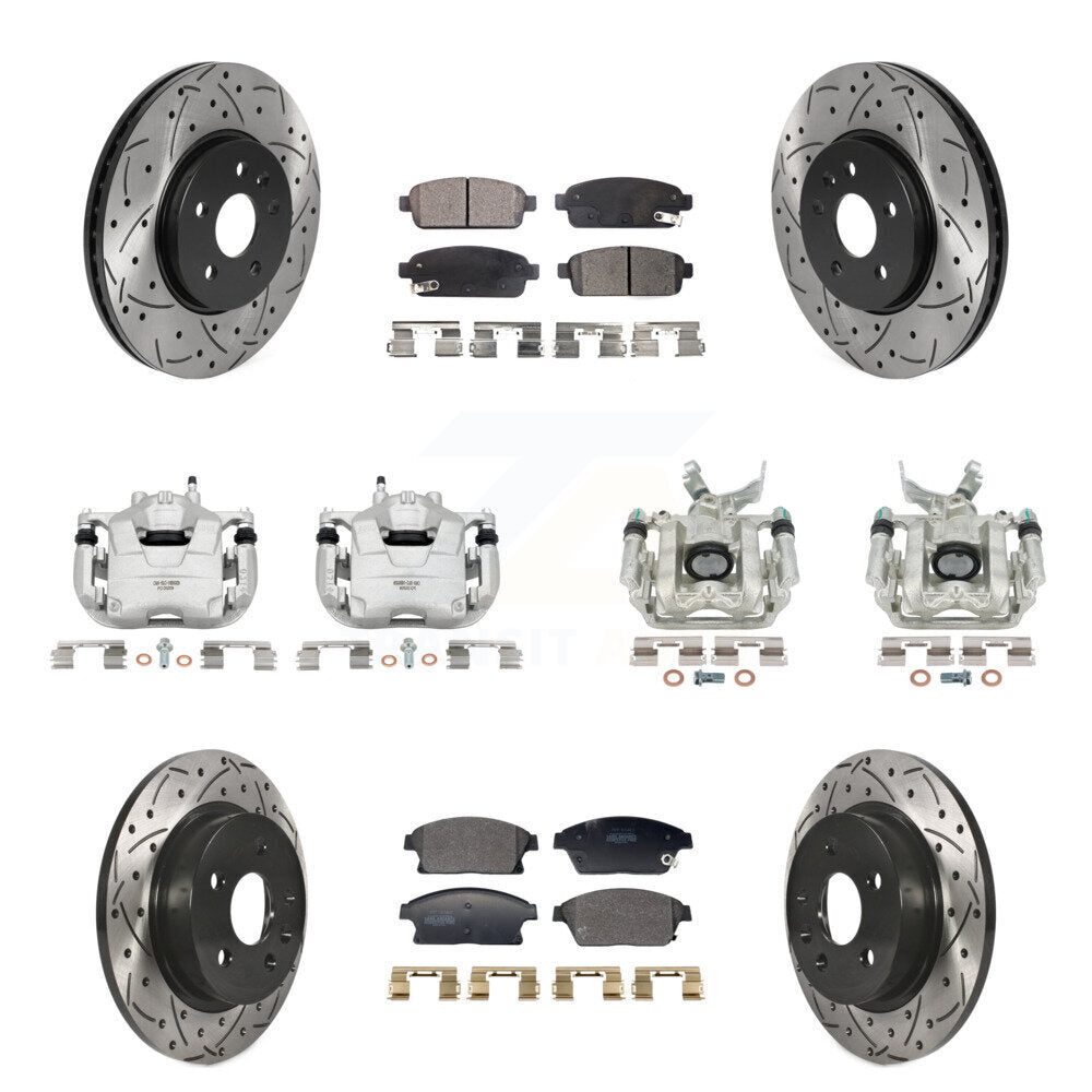Transit Auto KCD-100677P Disc Brake Kit for 2013-2017 Buick Encore, Chevrolet Trax - Front and Rear product image