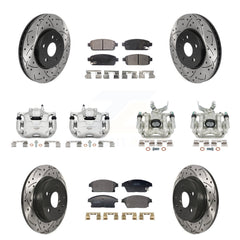 Transit Auto KCD-100677P Disc Brake Kit for 2013-2017 Buick Encore, Chevrolet Trax - Front and Rear product image