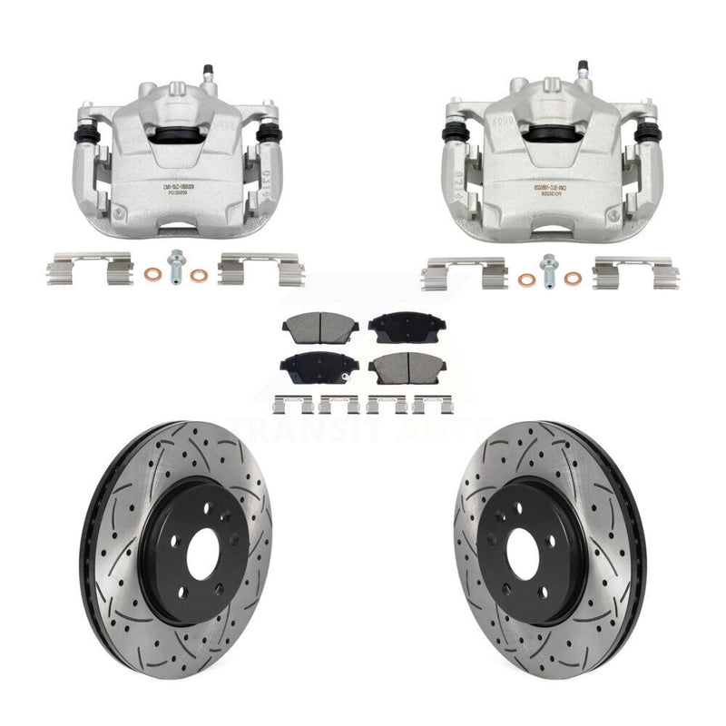 Transit Auto KCD-100678C Disc Brake Kit for 2013-2017 Buick Encore, Chevrolet Trax - Front product image