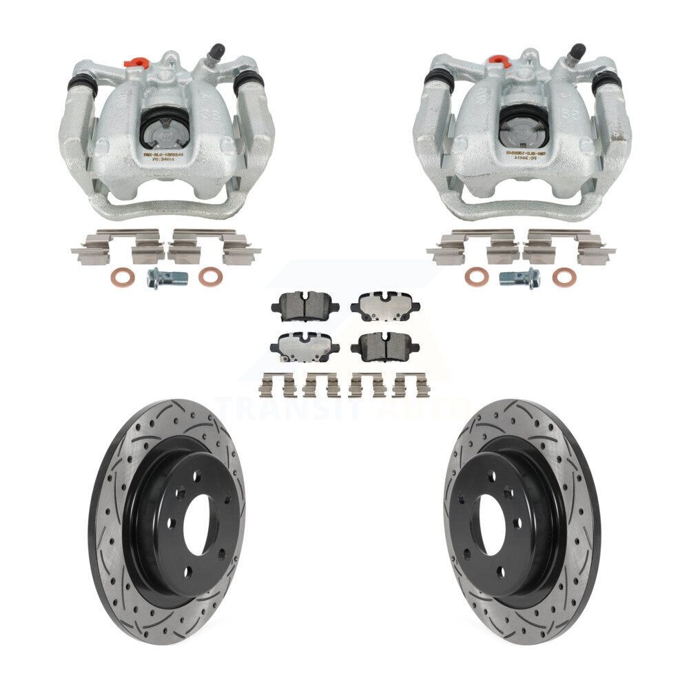 Transit Auto KCD-100678T Disc Brake Kit for 2020-2022 Chevrolet Equinox, GMC Terrain, Chevrolet Malibu - Rear product image