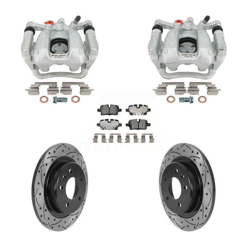 Transit Auto KCD-100678T Disc Brake Kit for 2020-2022 Chevrolet Equinox, GMC Terrain, Chevrolet Malibu - Rear product image