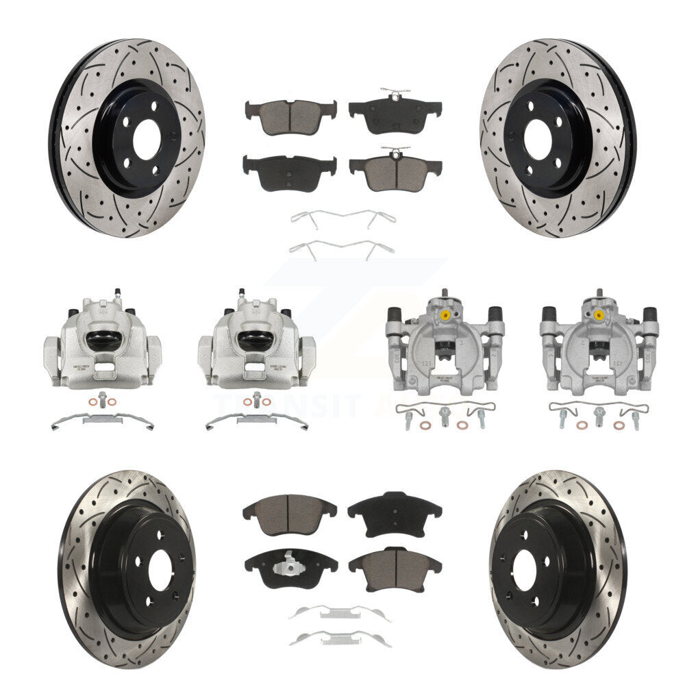 Transit Auto KCD-100680C Disc Brake Kit for 2017-2020 Lincoln MKZ - Front and Rear product image