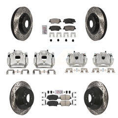 Transit Auto KCD-100680N Disc Brake Kit for 2013-2016 Hyundai Santa Fe Sport - Front and Rear product image