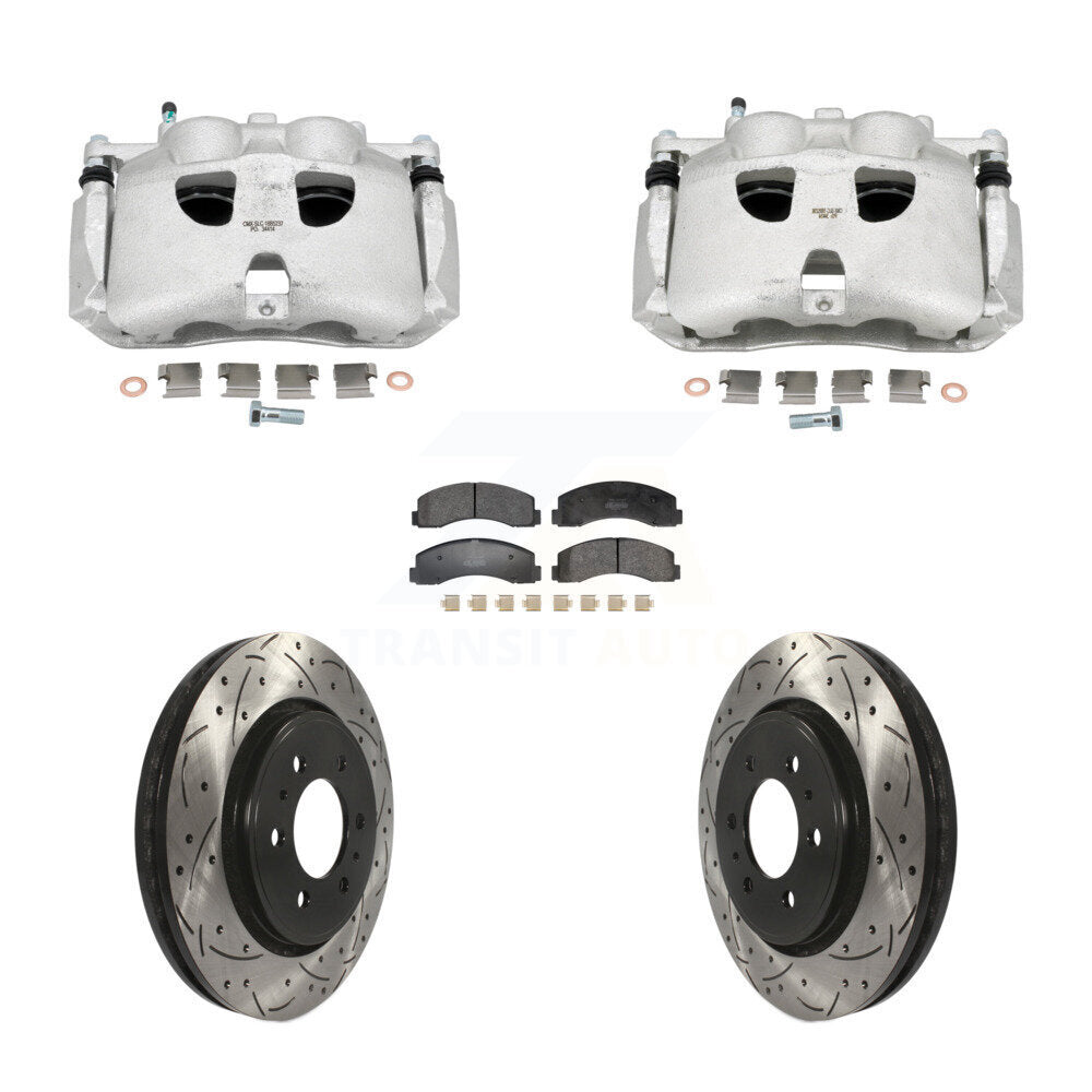 Transit Auto KCD-100680P Disc Brake Kit for 2018-2021 Lincoln Navigator, Ford Expedition - Front product image