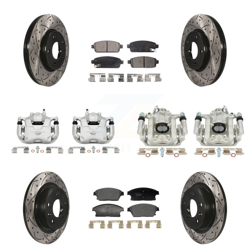 Transit Auto KCD-100681T Disc Brake Kit for 2011-2015 Chevrolet Cruze, Chevrolet Orlando, Chevrolet Volt - Front and Rear product image
