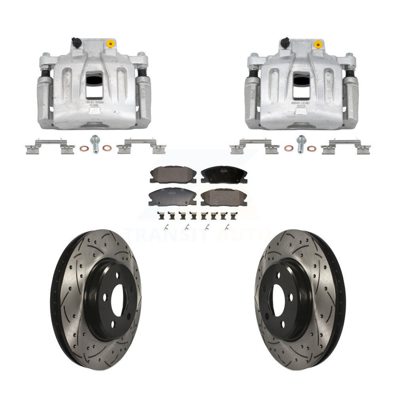Transit Auto KCD-100682P Disc Brake Kit for 2014 Dodge Charger - Front product image