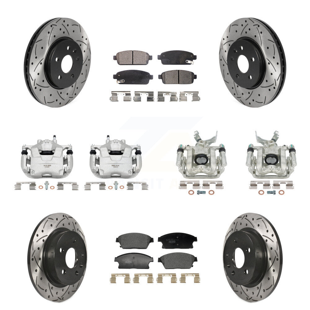 Transit Auto KCD-100682T Disc Brake Kit for 2013-2017 Buick Encore, Chevrolet Trax - Front and Rear product image