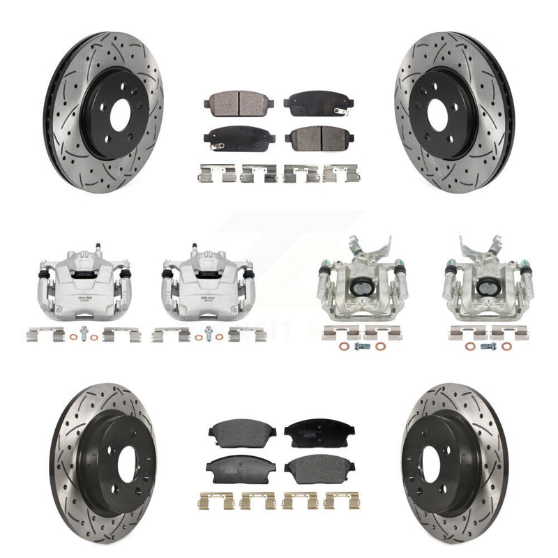 Transit Auto KCD-100682T Disc Brake Kit for 2013-2017 Buick Encore, Chevrolet Trax - Front and Rear product image