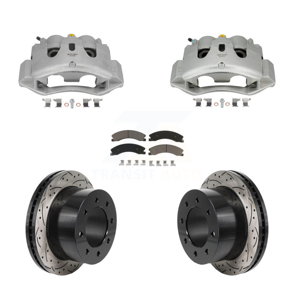 Transit Auto KCD-100683C Disc Brake Kit for 2011-2019 Chevrolet Silverado 3500 HD, GMC Sierra 3500 HD - Rear product image