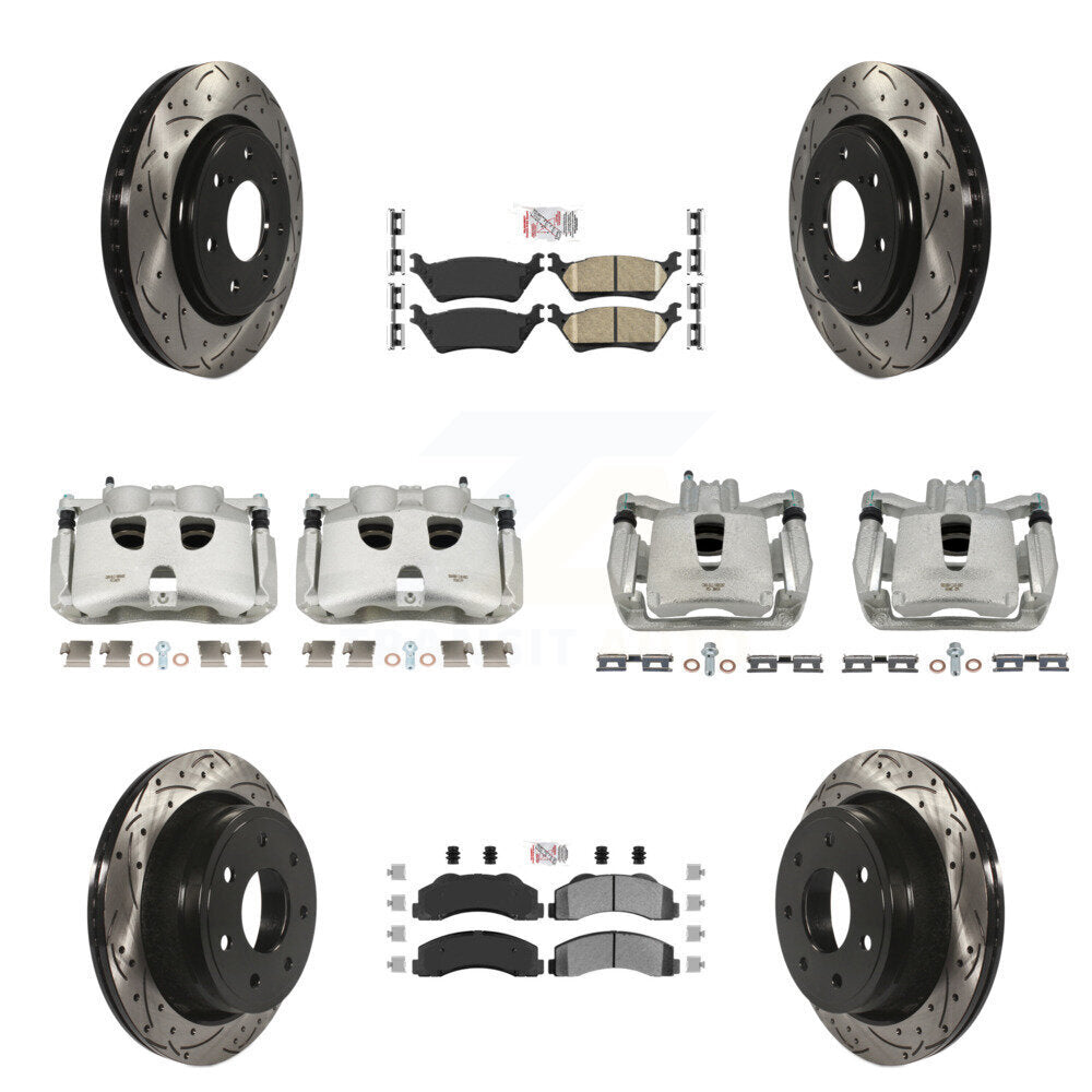 Transit Auto KCD-100683N Disc Brake Kit for 2012-2014 Ford F-150 - Front and Rear product image