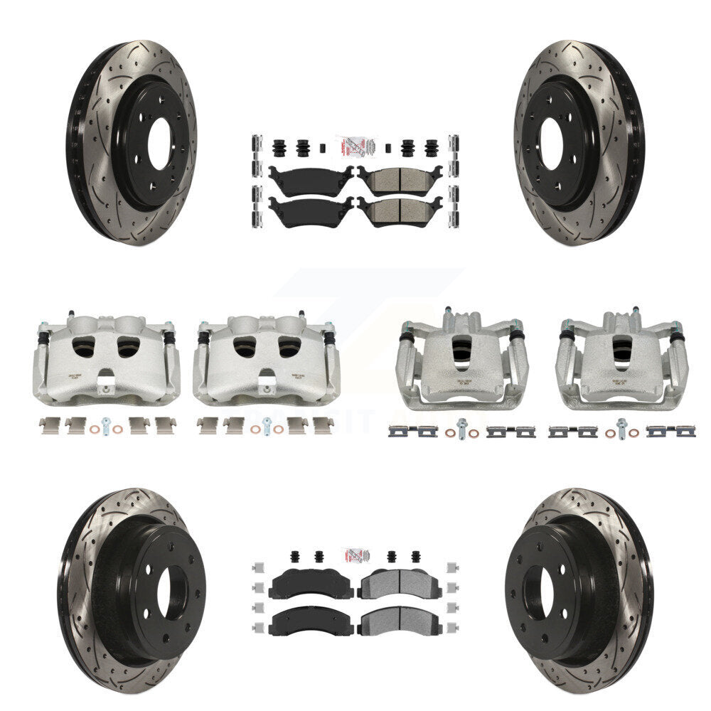 Transit Auto KCD-100685N Disc Brake Kit for 2012-2014 Ford F-150 - Front and Rear product image