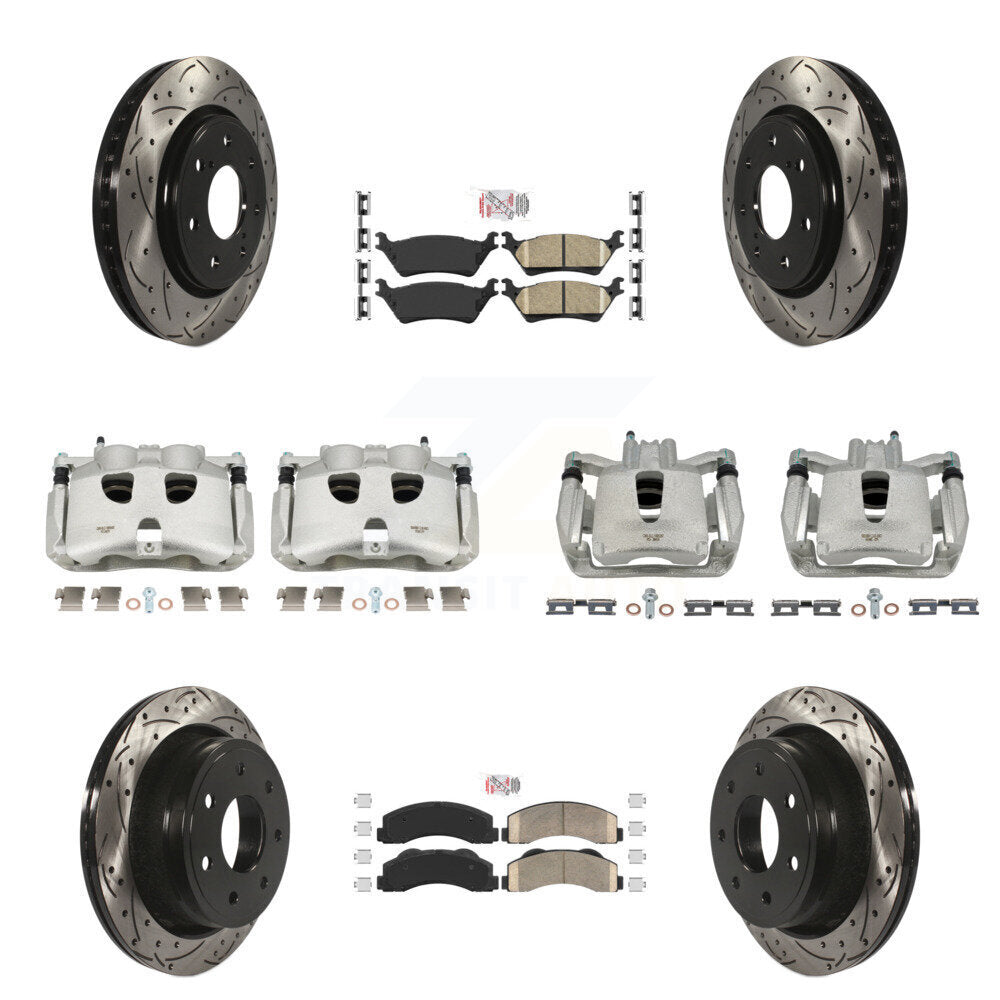 Transit Auto KCD-100686N Disc Brake Kit for 2012-2014 Ford F-150 - Front and Rear product image