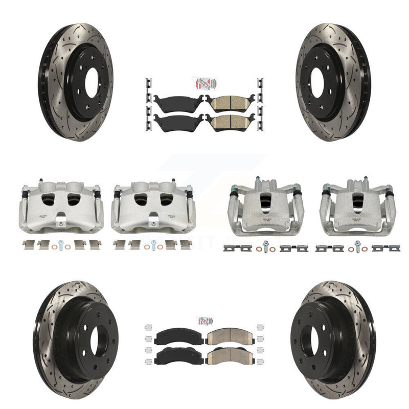 Transit Auto KCD-100686N Disc Brake Kit for 2012-2014 Ford F-150 - Front and Rear product image