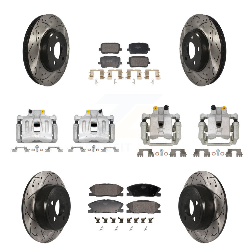 Transit Auto KCD-100686P Disc Brake Kit for 2014 Dodge Charger - Front and Rear product image