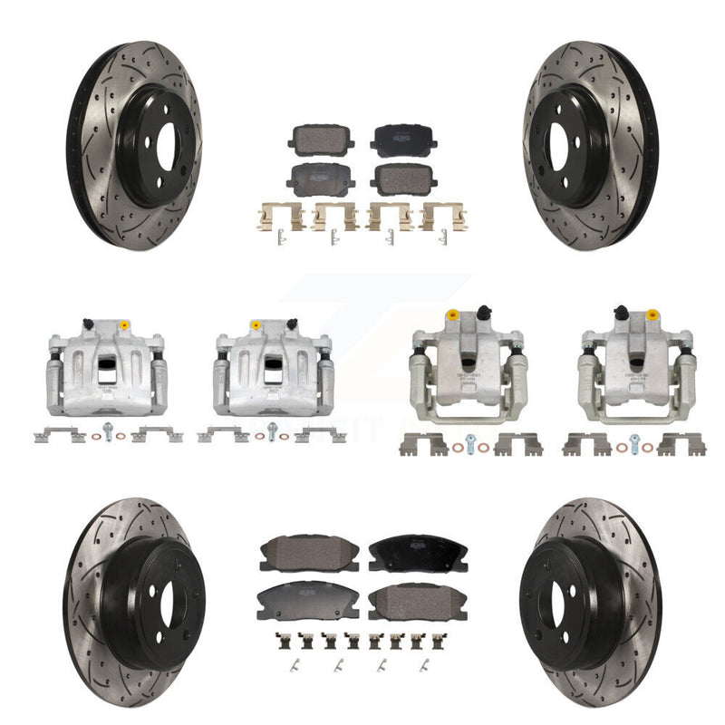 Transit Auto KCD-100686P Disc Brake Kit for 2014 Dodge Charger - Front and Rear product image
