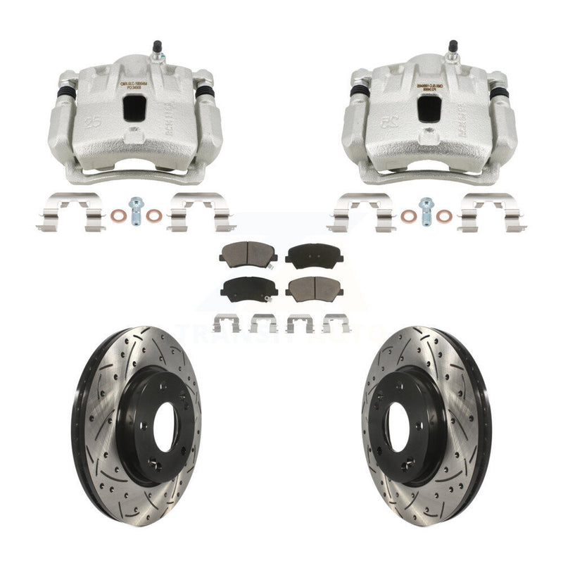 Transit Auto KCD-100687C Disc Brake Kit for 2013-2016 Hyundai Elantra, Hyundai Elantra Coupe - Front product image