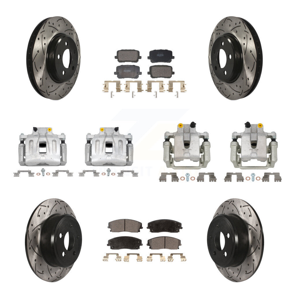 Transit Auto KCD-100687P Disc Brake Kit for 2014 Dodge Charger - Front and Rear product image