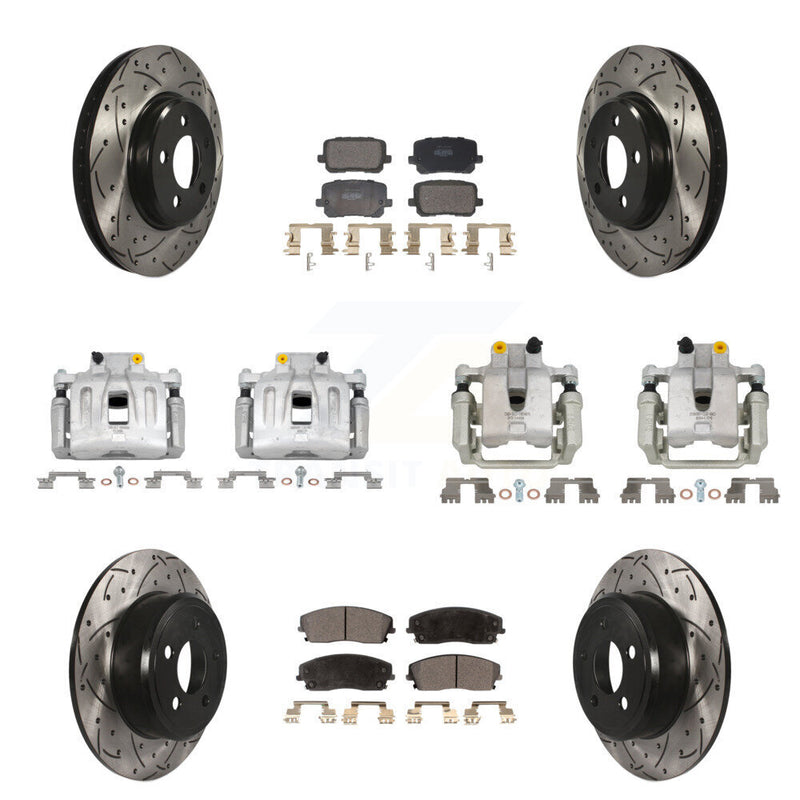 Transit Auto KCD-100687P Disc Brake Kit for 2014 Dodge Charger - Front and Rear product image