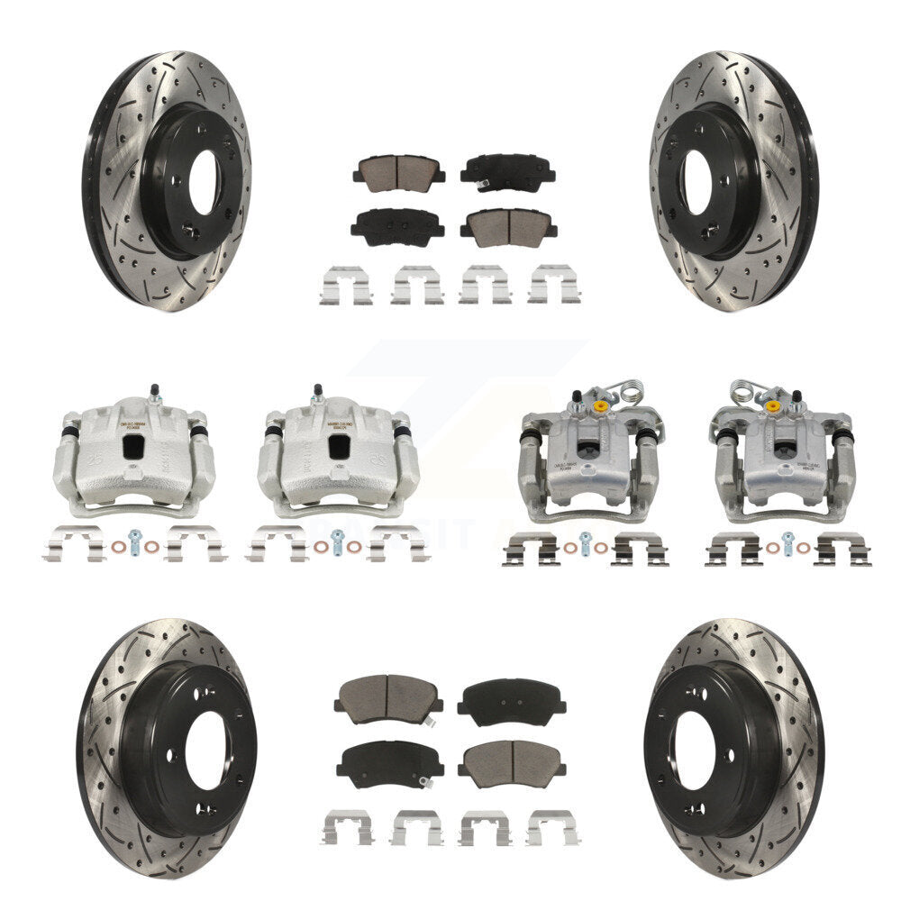 Transit Auto KCD-100688C Disc Brake Kit for 2013-2016 Hyundai Elantra, Hyundai Elantra Coupe - Front and Rear product image