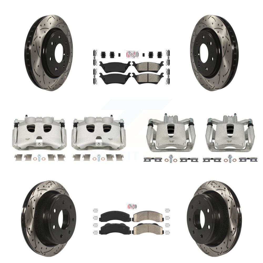Transit Auto KCD-100688N Disc Brake Kit for 2012-2014 Ford F-150 - Front and Rear product image