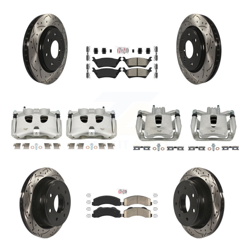 Transit Auto KCD-100688N Disc Brake Kit for 2012-2014 Ford F-150 - Front and Rear product image