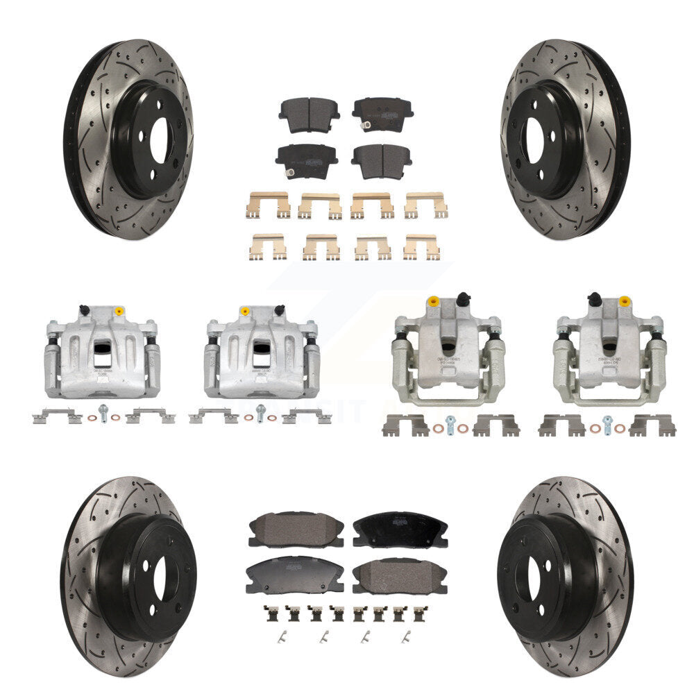 Transit Auto KCD-100688P Disc Brake Kit for 2014 Dodge Charger - Front and Rear product image