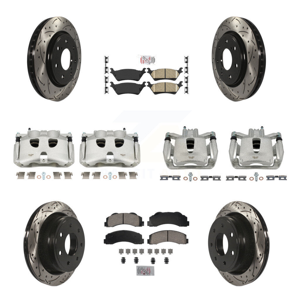 Transit Auto KCD-100689N Disc Brake Kit for 2012-2014 Ford F-150 - Front and Rear product image