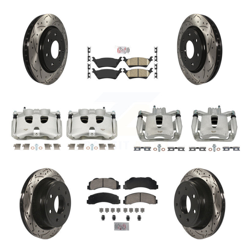 Transit Auto KCD-100689N Disc Brake Kit for 2012-2014 Ford F-150 - Front and Rear product image